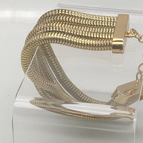 Sugarfix Mesh Adjustable Bracelet Gold Tone - Picture 3 of 4